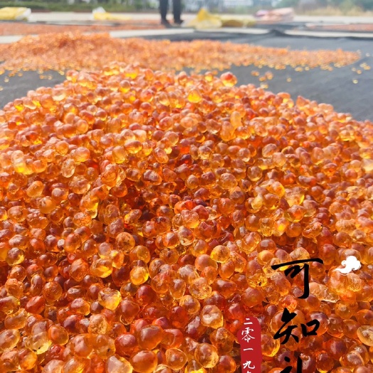 随县食用桃胶 机磨水洗珍珠颗粒胶，统货黄红胶，大货红胶，人工精修颗粒胶
