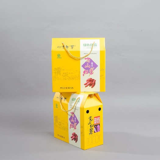 珠海红薯包装礼品盒 高山红薯农产品特产包装礼品盒