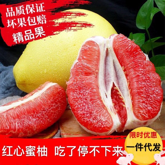 佛山【红心柚子新鲜现摘】红心蜜柚子红柚新鲜水果包邮柚子一件代发