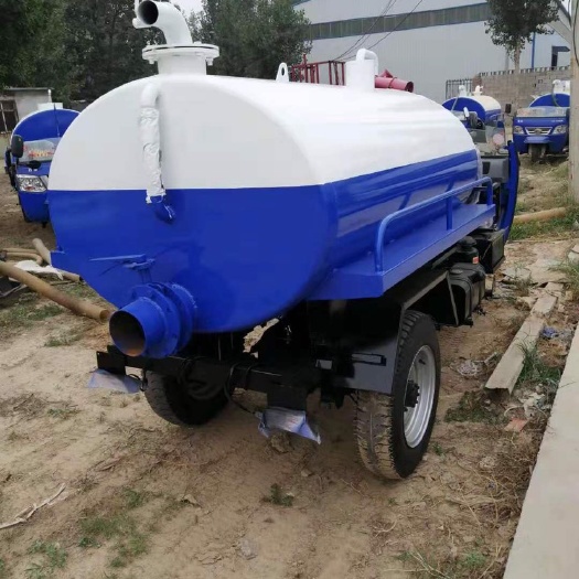 嘉祥县清粪车  两立方分体泵三轮吸粪车自吸自排