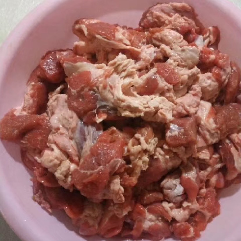 青真国产牛碎肉 牛肉头
