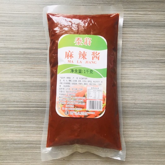 慈溪市 泰将麻辣酱1*12包烤肉酱西餐用