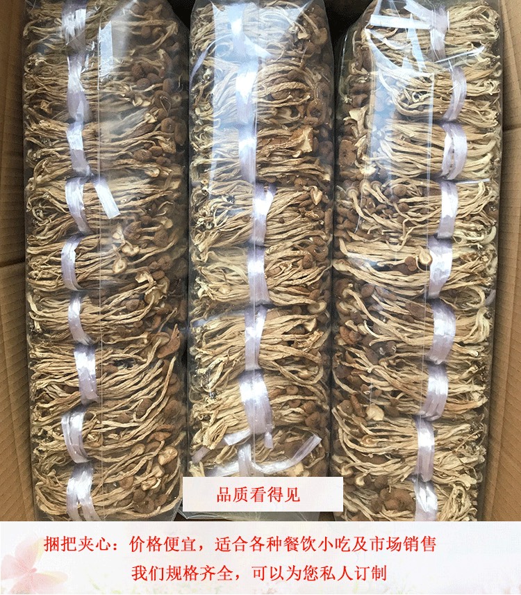 广昌3号茶树菇  君志 江西广昌茶树菇干货捆把 中间夹开伞