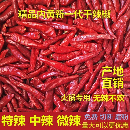 内黄县新一代干辣椒  内黄新一代，干辣椒红辣椒特香特辣，正宗内黄老