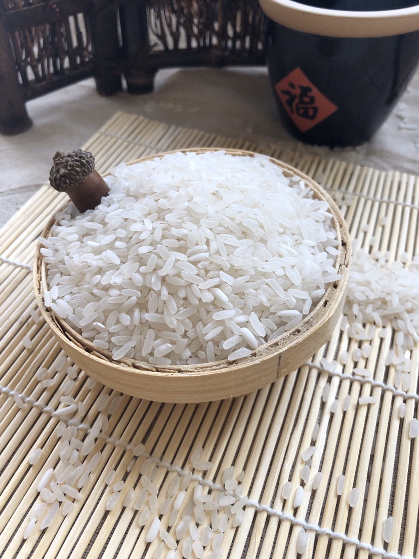 长粒香  厂家直销长粒圆粒混合大米青米25kg安徽迪沟大米煮饭熬粥