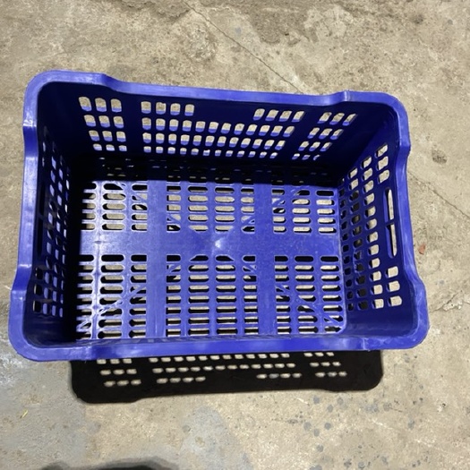 塑料筐 一次性塑料蓝色果筐