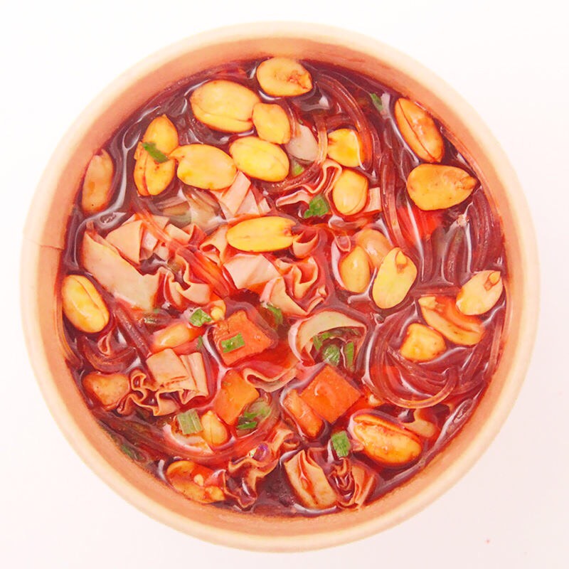  6桶装正品嗨吃家酸辣粉整箱批发重庆红薯粉丝网红方便