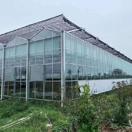 北京玻璃温室大棚 出售《二手》玻璃温室，一个5200平，一个2800平，质优价