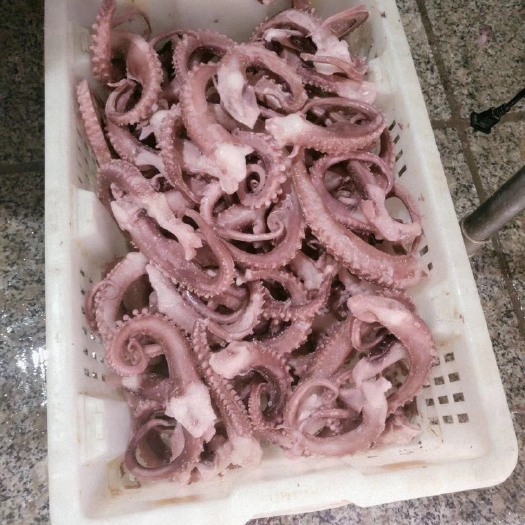荣成市 章鱼脆口须，美味鲜脆.