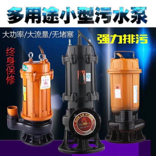 温岭市 上海人民污水泵化粪池小型污水泵无堵塞抽水泵排污泵潜水泵