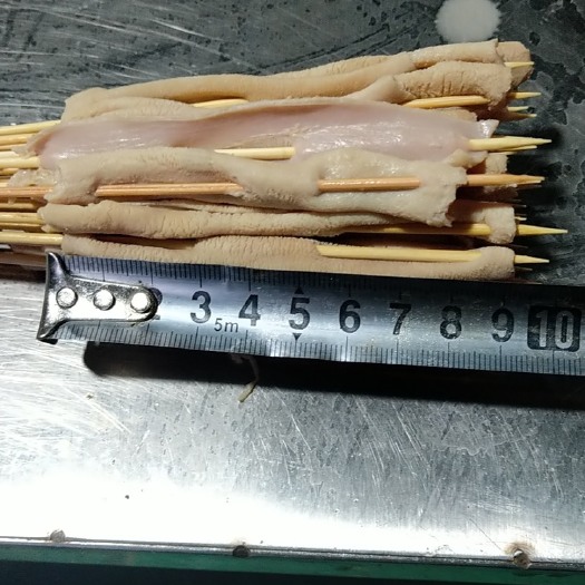 郑州鸡肉串 莱一哒铁板鸭肠串商用鸭肠小串鸭肠油炸串小肉串烧烤串