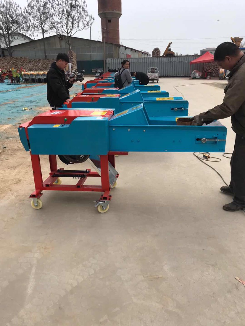 铡草机 6.5吨卧式铡草揉丝一体机 干湿两用 长短可调