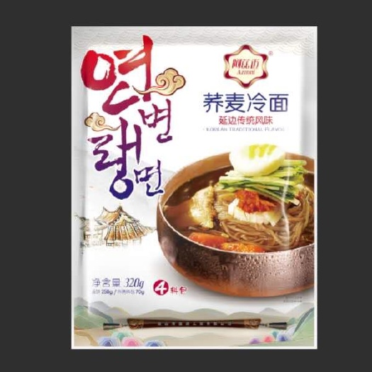 珲春市荞麦面 延边特产阿兹迈荞麦冷面