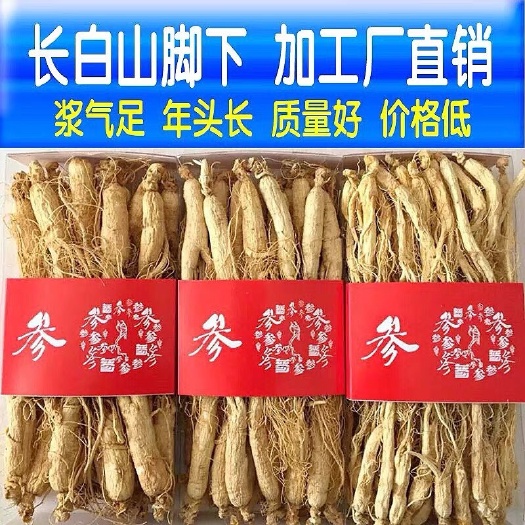 长白山人参 正品！产地批发，零售！实拍图！长白山白参！煲汤泡酒必备！包邮