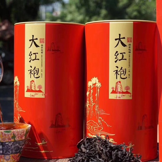 安溪县口粮茶 大红袍，一斤两罐 传统手工烘焙，保留了最原始味道！！