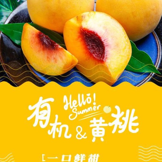 石首市 精品有机黄桃/绝不打农药/农场自种黄桃/绿色健康/果大味甜
