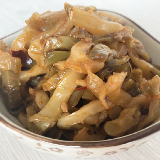 重庆市榨菜丝 不咸低盐度下饭菜 榨菜粒2斤*10袋/箱