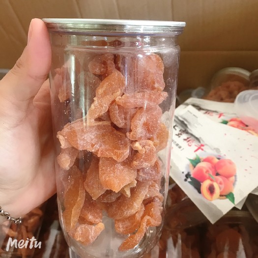 揭西县 水蜜桃干 瓶装散装都有
