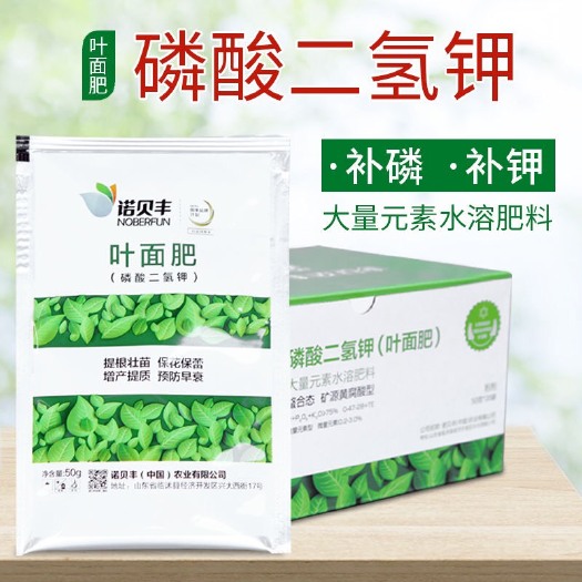 东海县 诺贝丰磷酸二氢钾叶面肥生长调节剂农用蔬菜果树营养液正品50g