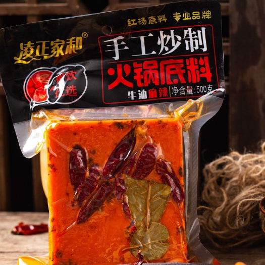 火锅料  凌正家和重庆火锅底料 500g