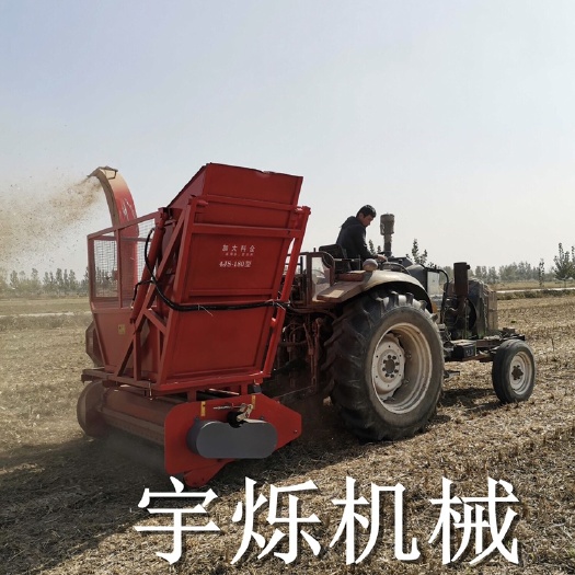 郓城县秸秆粉碎回收机  秸秆回收机，秸秆直接粉碎揉丝进行回收，直接喂牛羊，方便快捷