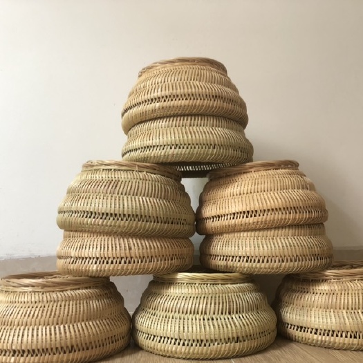 丰顺县收纳篮 编织篮 竹编品手提篮