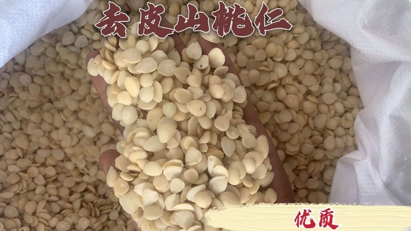 安国市去皮山桃仁 一级过筛选货 产地直销 大货供应量大从优