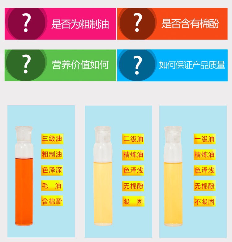 亿家福一级纯正棉籽油新疆原料包邮
