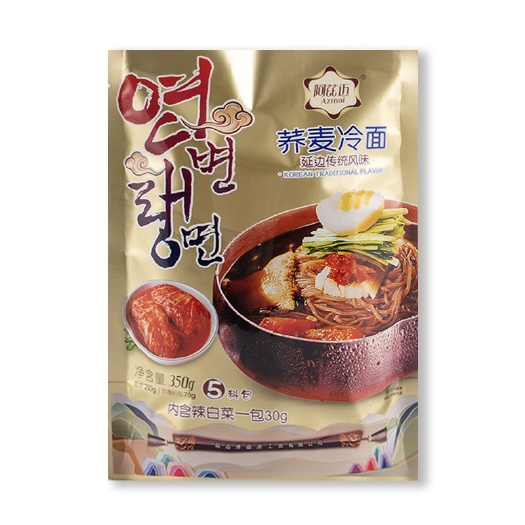珲春市 阿兹迈系列  延边风味特色  辣白菜荞麦冷面  汤面 拌面