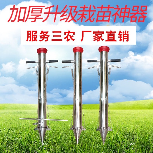 栽苗栽苗器大棚用品农用工具油菜种菜种辣椒打孔插苗播种栽菜