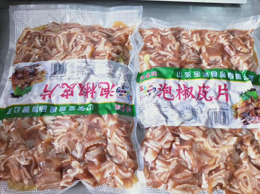 卤猪皮  泡椒皮片