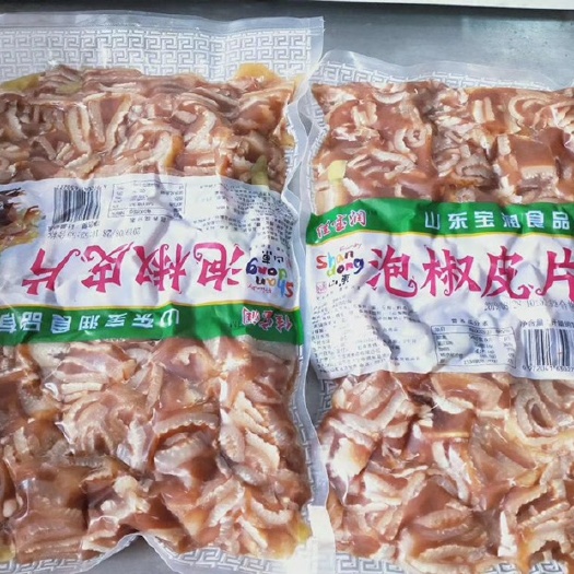 济南卤猪皮  泡椒皮片