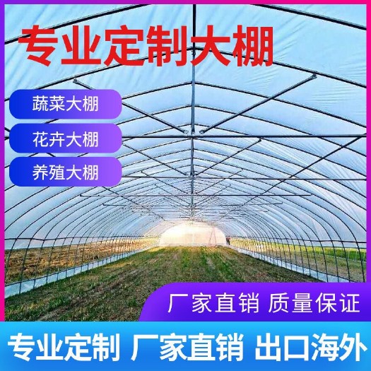 天津养殖大棚  大棚骨架质量超好，无滴膜韧性好