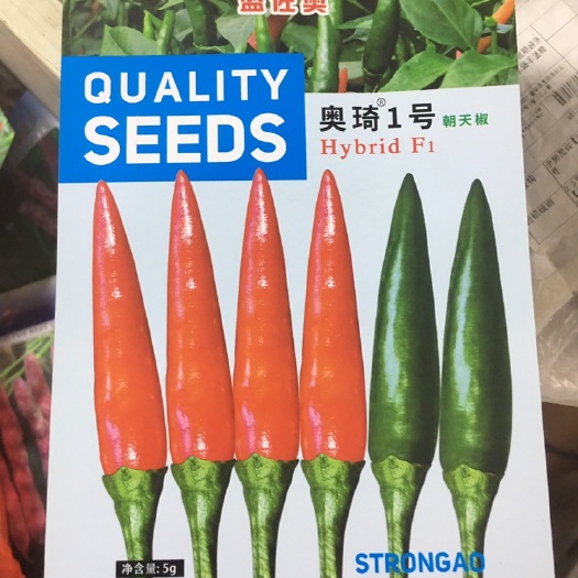 辣椒种子  6到12长度朝天椒种子，每一种价格不一样