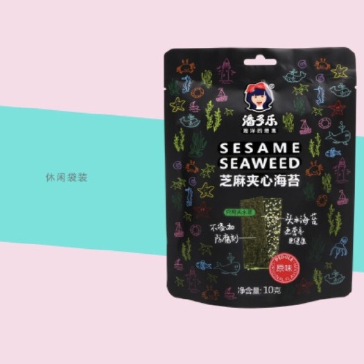 麻城市 潘多乐芝麻夹心海苔