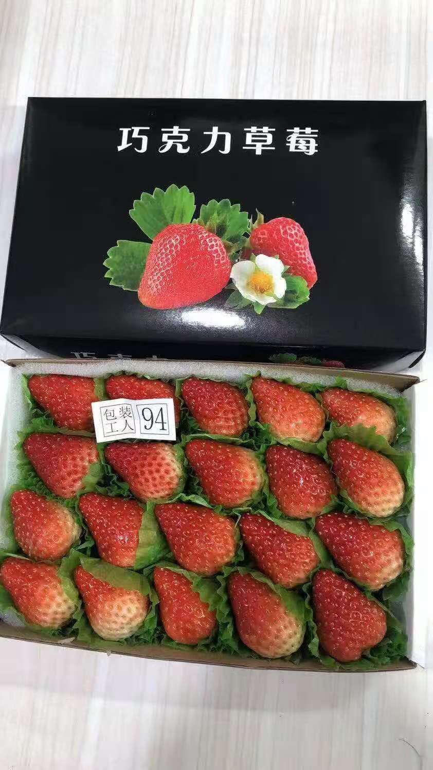 红颜草莓  丹东玖玖草莓大量上市各种各样包装满足新老顾客，商