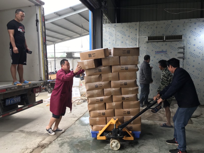 潜江速冻干冻虾尾冰冻小龙虾尾10件起发冷藏车