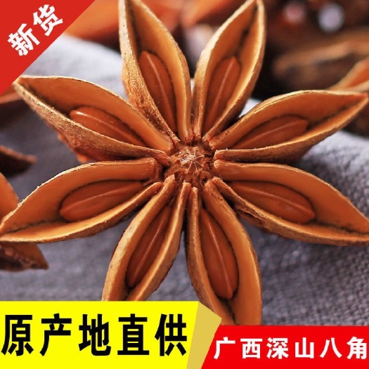 陆川县大红八角  八角大料特级无硫香叶桂皮花椒辣椒茴香调料组合卤味火锅调料批发