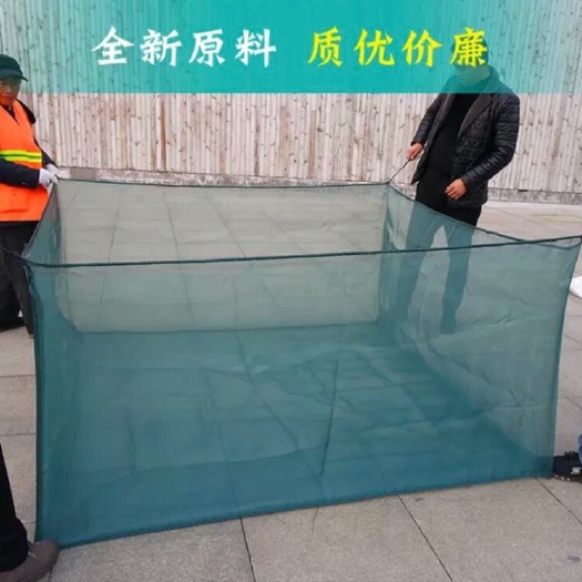 水产养殖箱  10目正规吊池养殖泥鳅黄鳝四大家鱼养殖网箱加厚正品质保5年