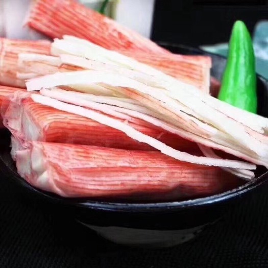 蟹棒手撕蟹柳日料寿司料理材料蟹味柳火锅食材松叶蟹柳模拟蟹柳棒