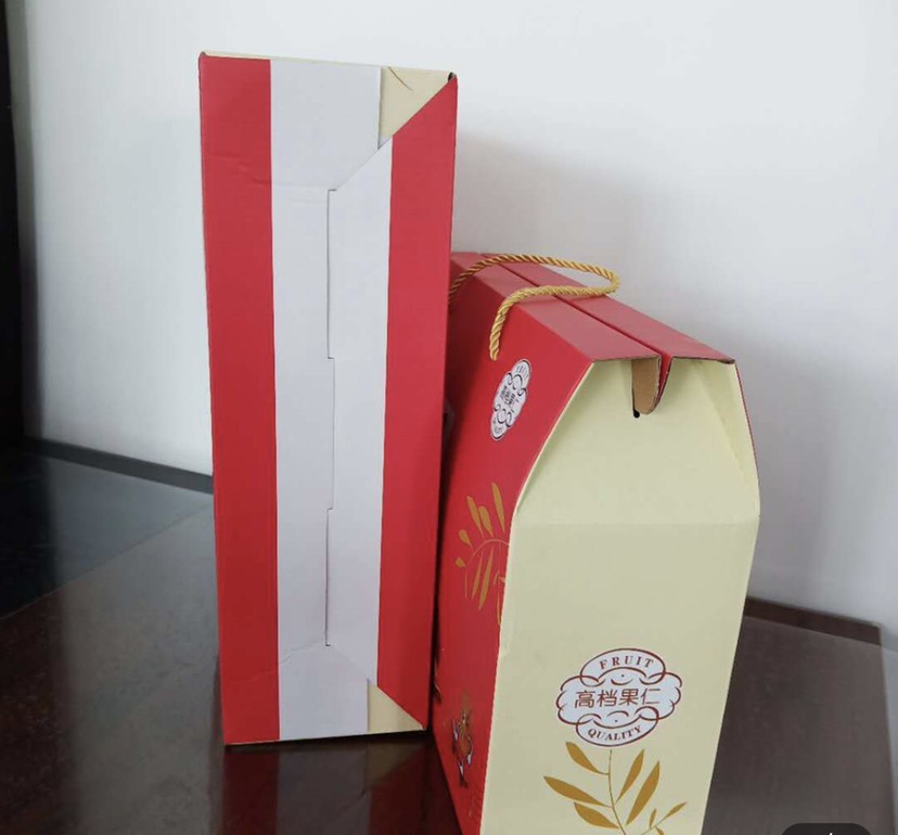礼盒  纸质包装盒  每日坚果礼品卡 过节送礼大礼包 瓦楞纸