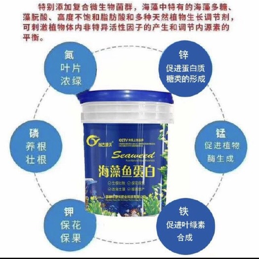 邯郸海藻肥  海藻鱼蛋白，促花促果，改良土壤增强品质
