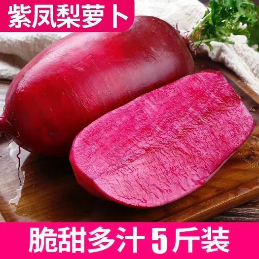 红皮萝卜 萝卜  紫萝卜 俗称水果人参 3-9斤  一件代发