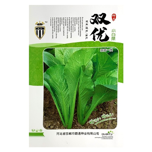 a青梗无毛小白菜 璐通双优小白菜种子  生长速度快高抗病