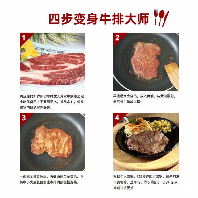 草饲西冷牛排整箱沙朗牛排生鲜牛肉商用切片火锅性价比高