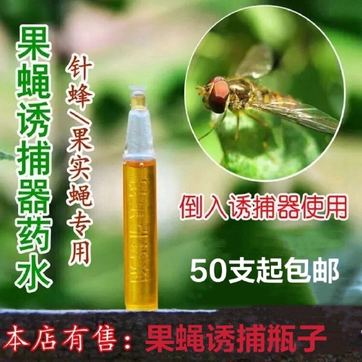 普宁市马蜂诱捕器 果蝇实蝇瓜蝇针峰蜂引诱剂花卉茶园柑橘蔬菜诱蜂药剂