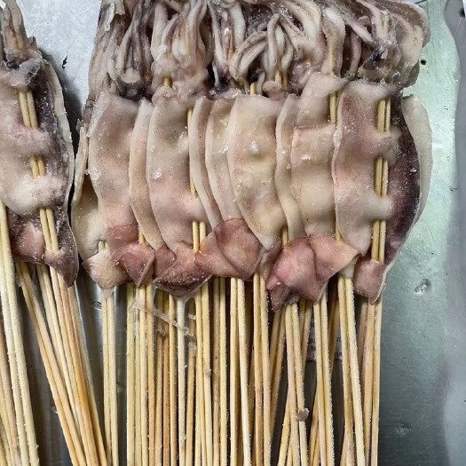 连云港章鱼 鱿鱼串铁板大鱿鱼八爪鱼鲜活冷冻烧烤串串肉串食品半成品批发