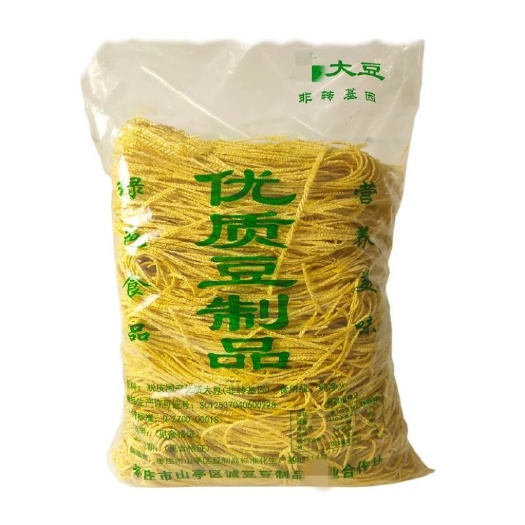枣庄豆腐皮  【山东手工特产】素羊肚丝干货豆制品豆皮丝腐竹丝人造肉凉拌火锅