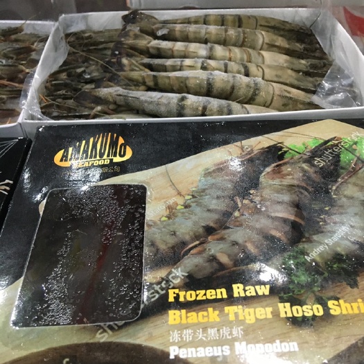 黑壳虾 黑虎虾，花斑虾，大海大虾，品质大虾