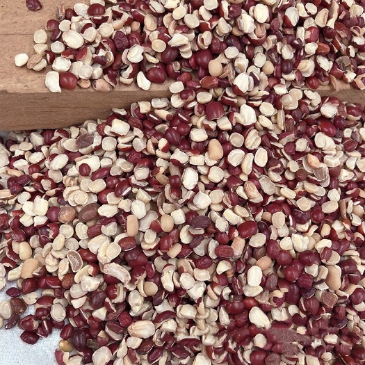 临沂批发红小豆瓣 珍珠红豆瓣半粒碎筛选杂粮豆沙馅磨粉食品原料